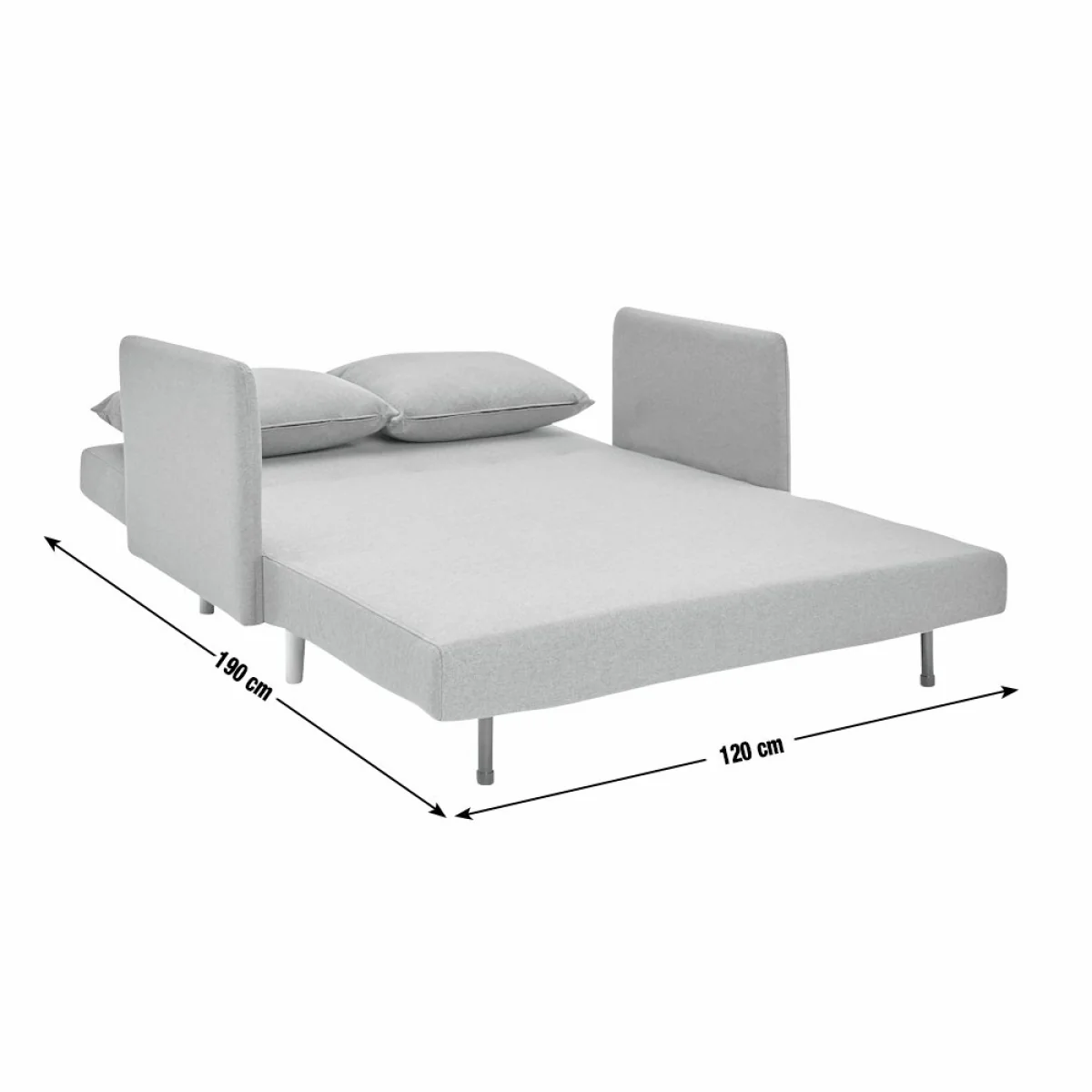 Habitat Alex Fabric Sofa Bed - Rust – image 12