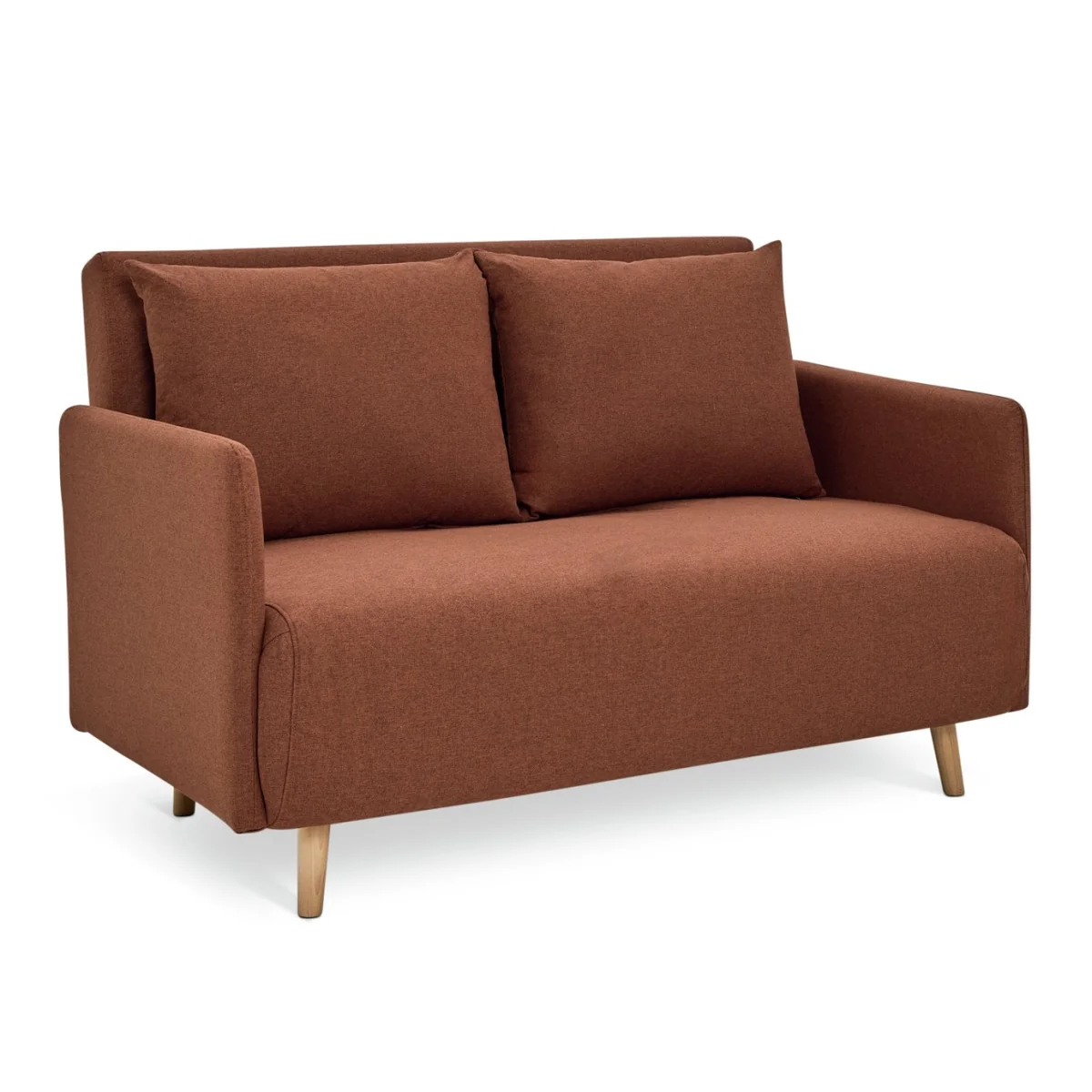 Habitat Alex Fabric Sofa Bed - Rust – image 5