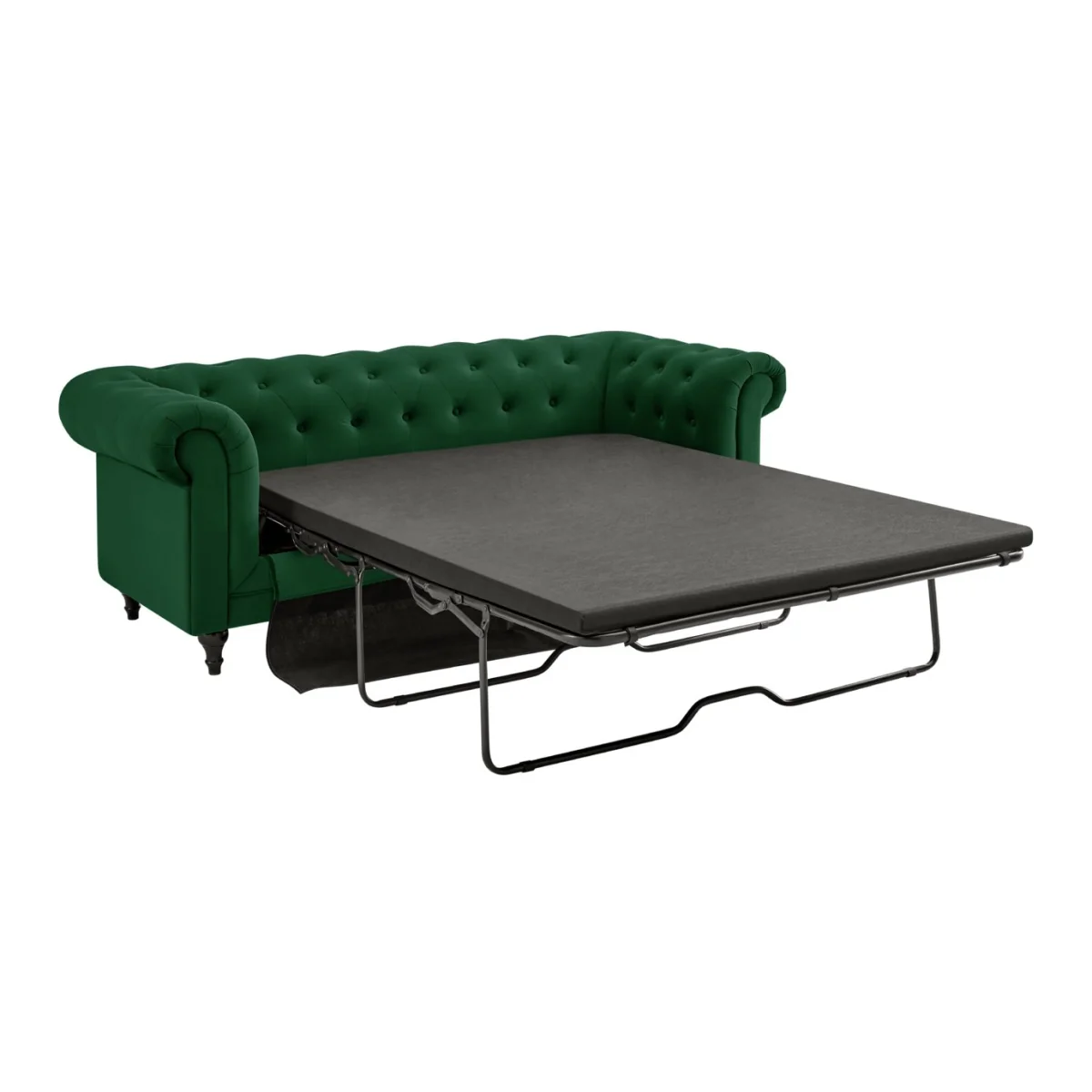 Habitat Chesterfield Velvet 2 Seater Sofa Bed - Green – image 4