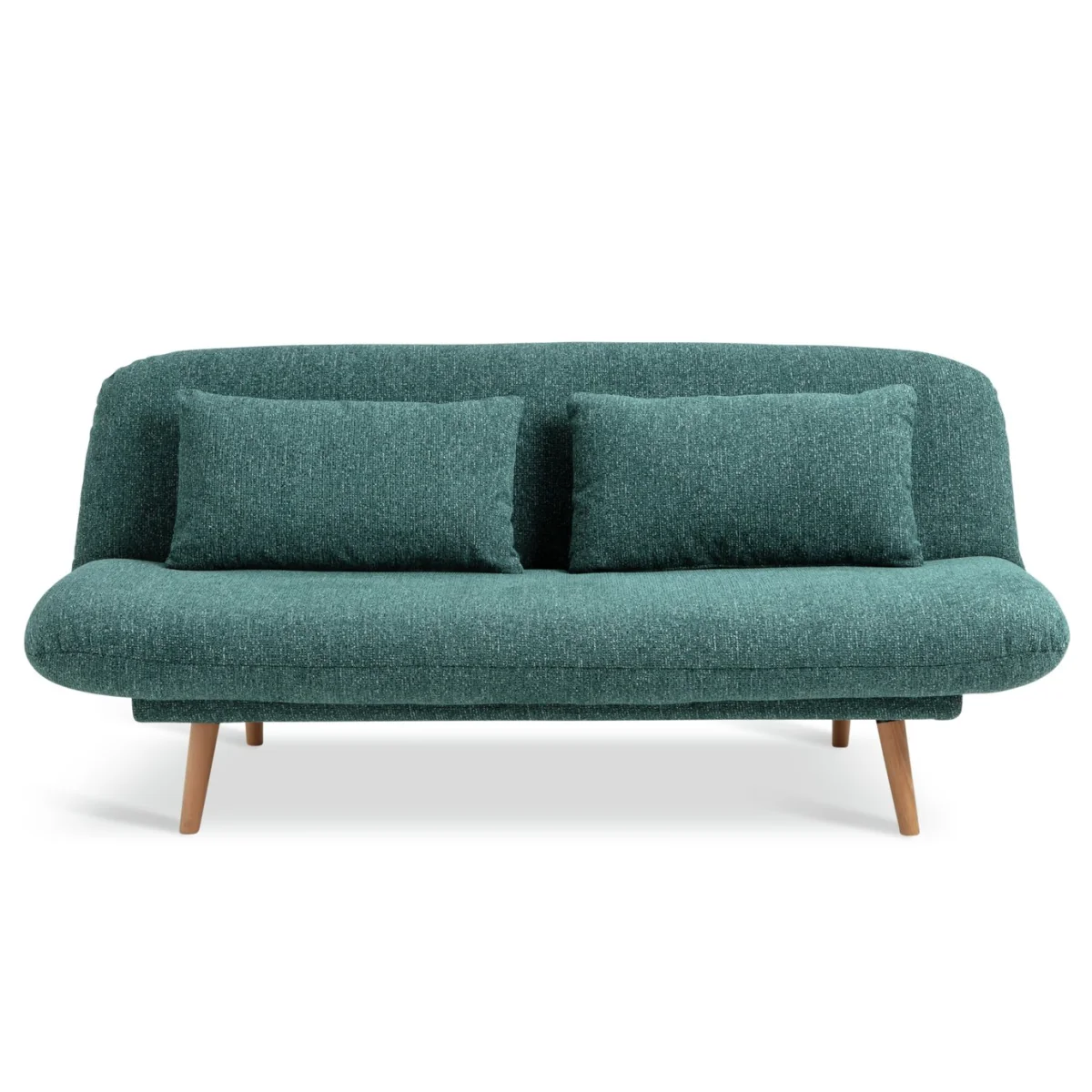 Habitat Bean Fabric Clic Clac Sofa Bed - Teal – image 4