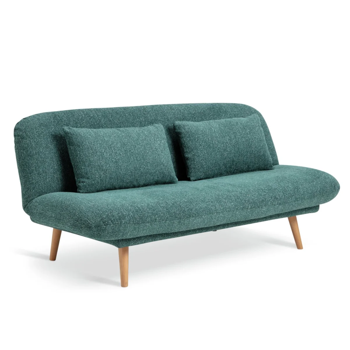Habitat Bean Fabric Clic Clac Sofa Bed - Teal – image 5