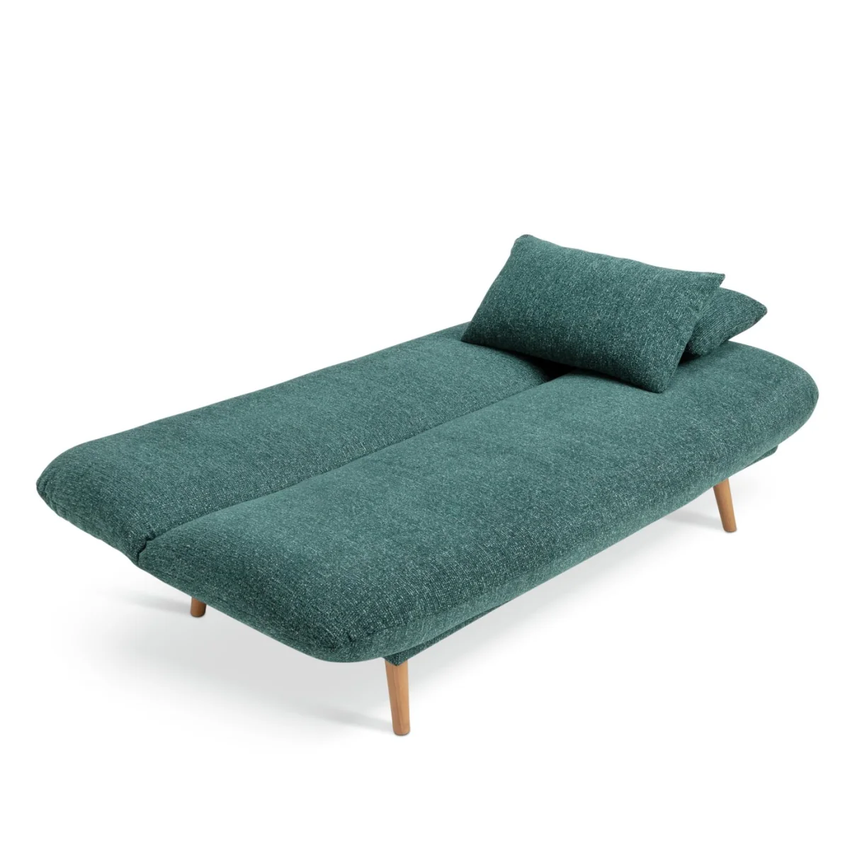 Habitat Bean Fabric Clic Clac Sofa Bed - Teal – image 9