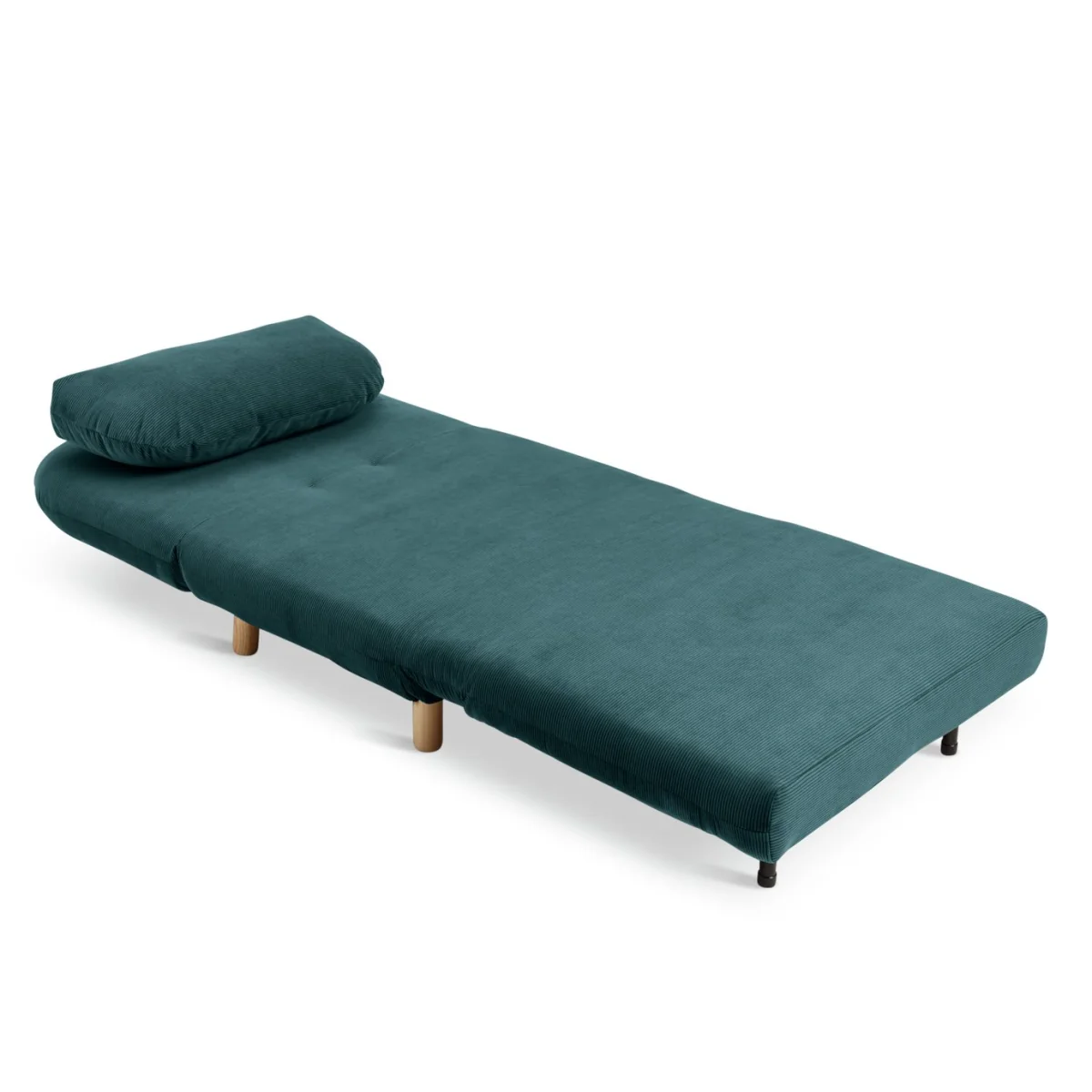 Habitat Benji Single Compact Fabric Chairbed - Blue – image 6