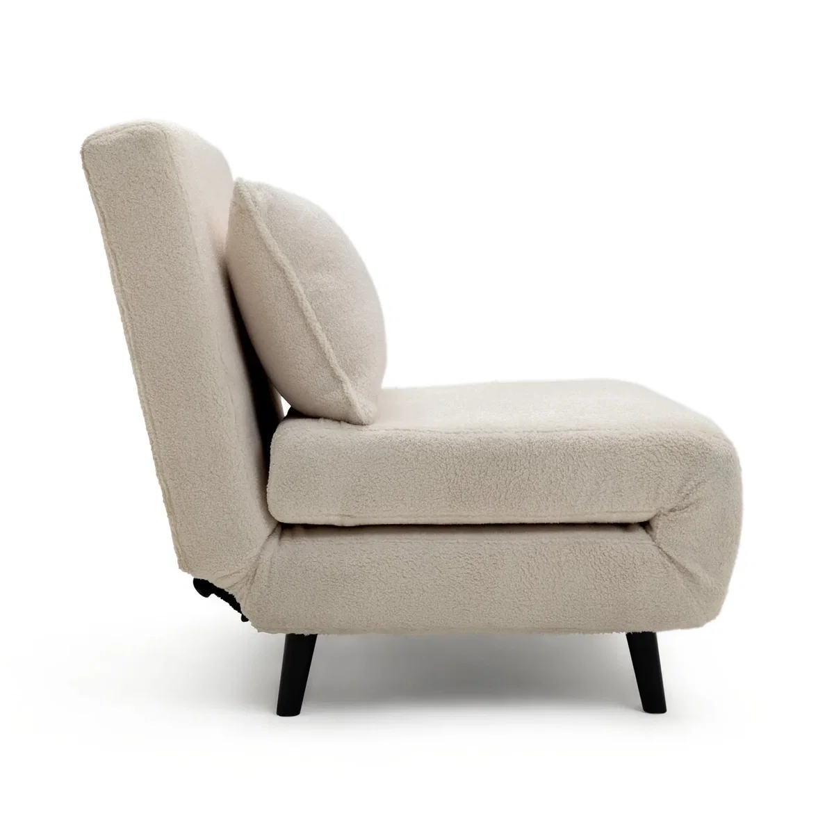 Habitat Roma Single Boucle Chairbed - Cream – image 6