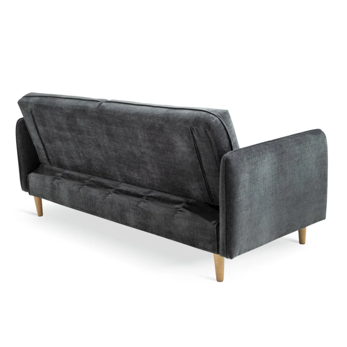 Habitat Terry Fabric 3 Seater Clic Clac Sofa Bed - Grey – image 8
