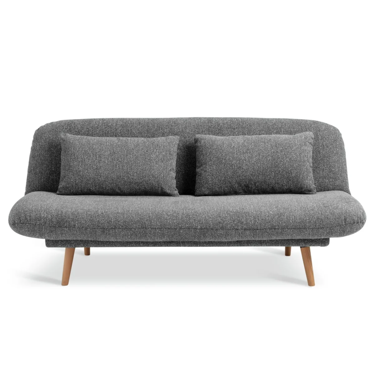 Habitat Bean Fabric Clic Clac Sofa Bed - Grey – image 3