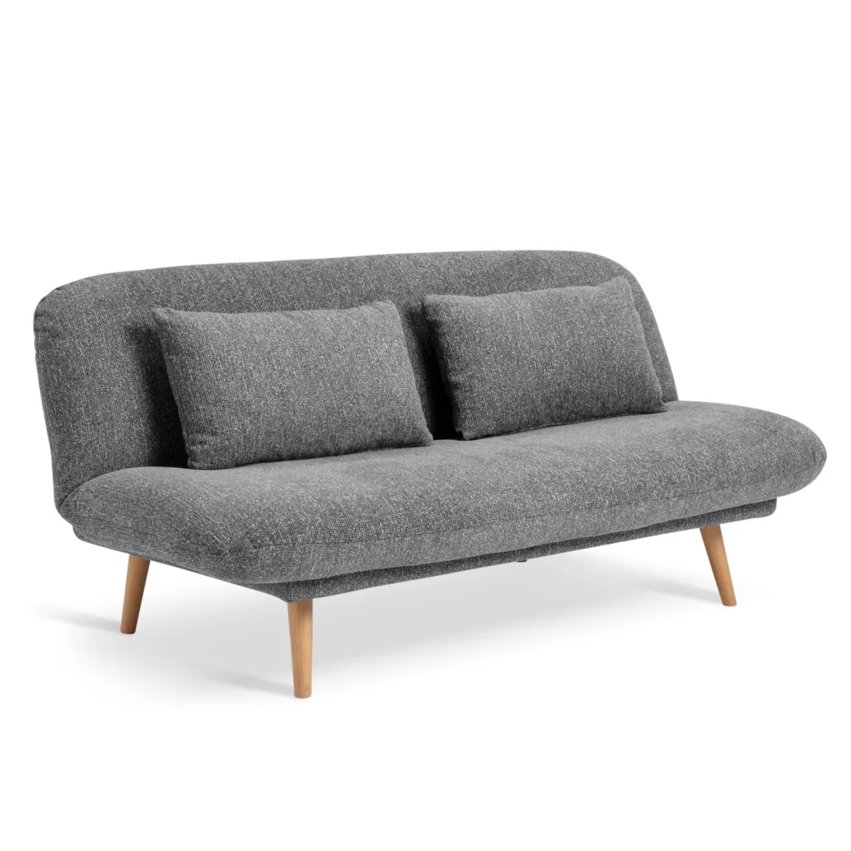 Habitat Bean Fabric Clic Clac Sofa Bed - Grey – image 4