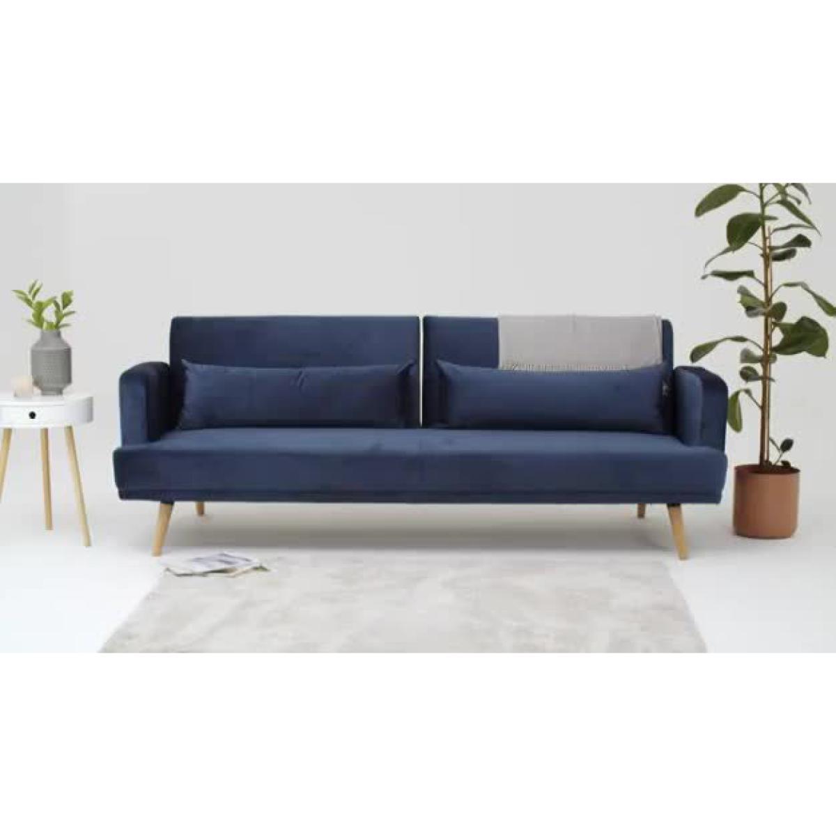 Habitat Andy 3 Seater Fabric Clic Clac Sofa Bed - Grey – image 2