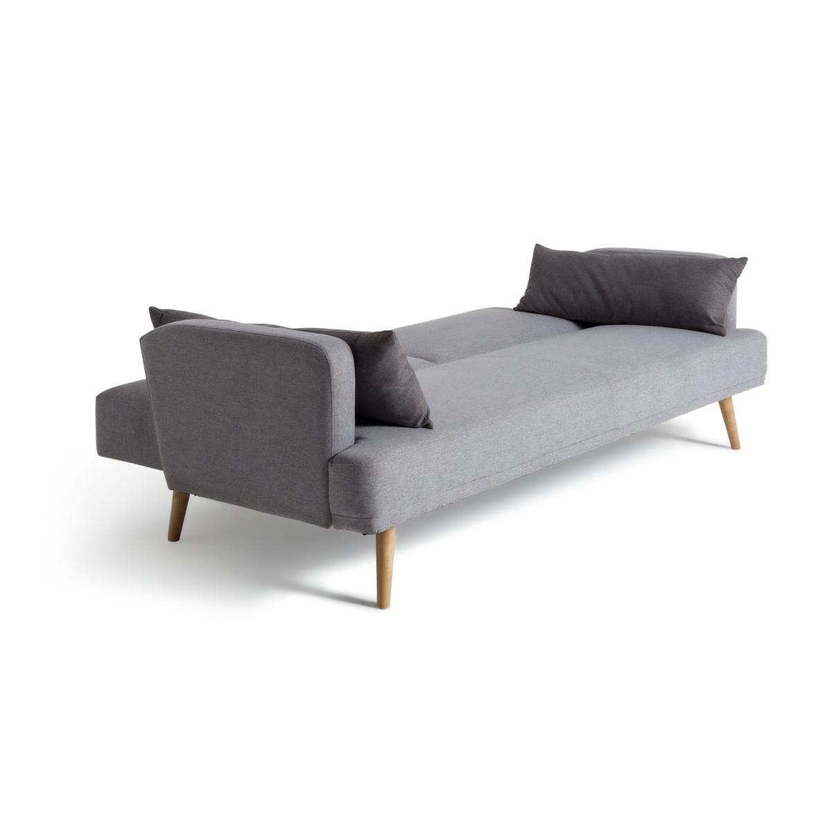 Habitat Andy 3 Seater Fabric Clic Clac Sofa Bed - Grey – image 4