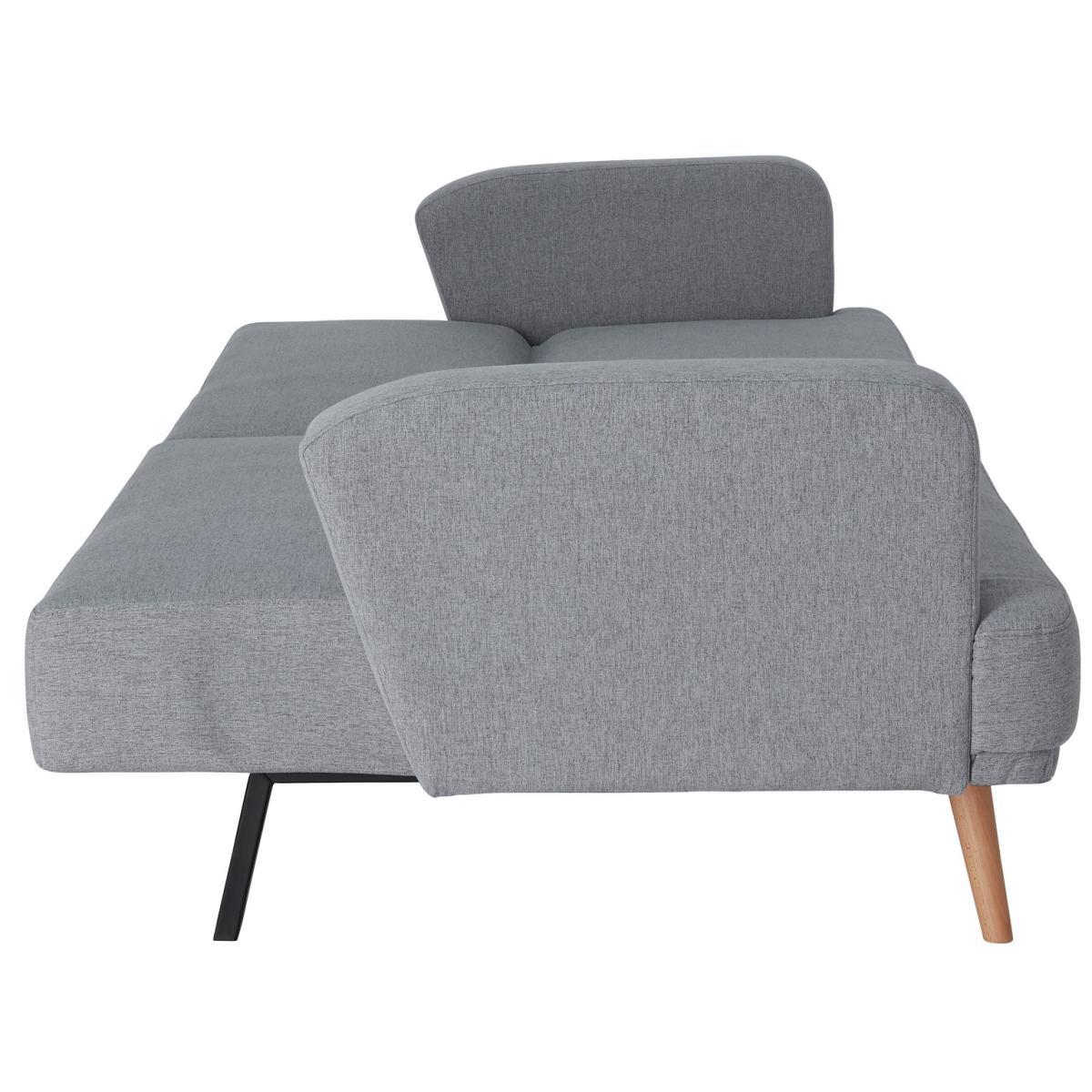 Habitat Andy 3 Seater Fabric Clic Clac Sofa Bed - Grey – image 5