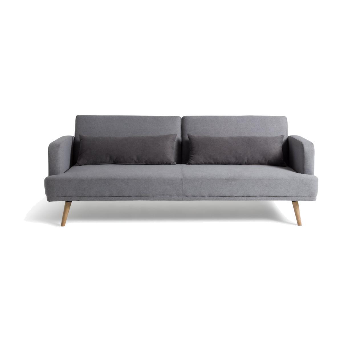 Habitat Andy 3 Seater Fabric Clic Clac Sofa Bed - Grey – image 1