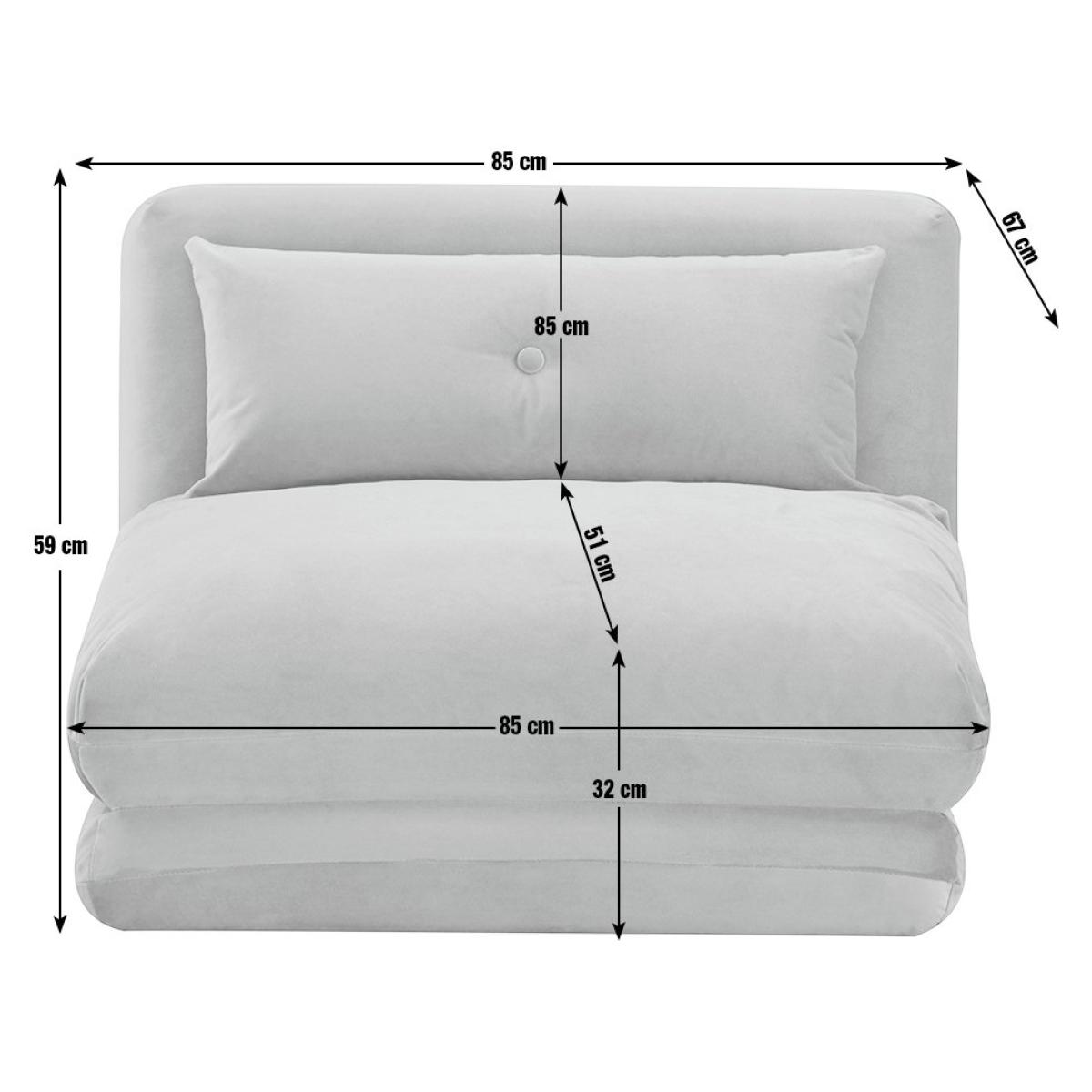 Habitat Lexi Fabric Chair Bed - Camel – image 3