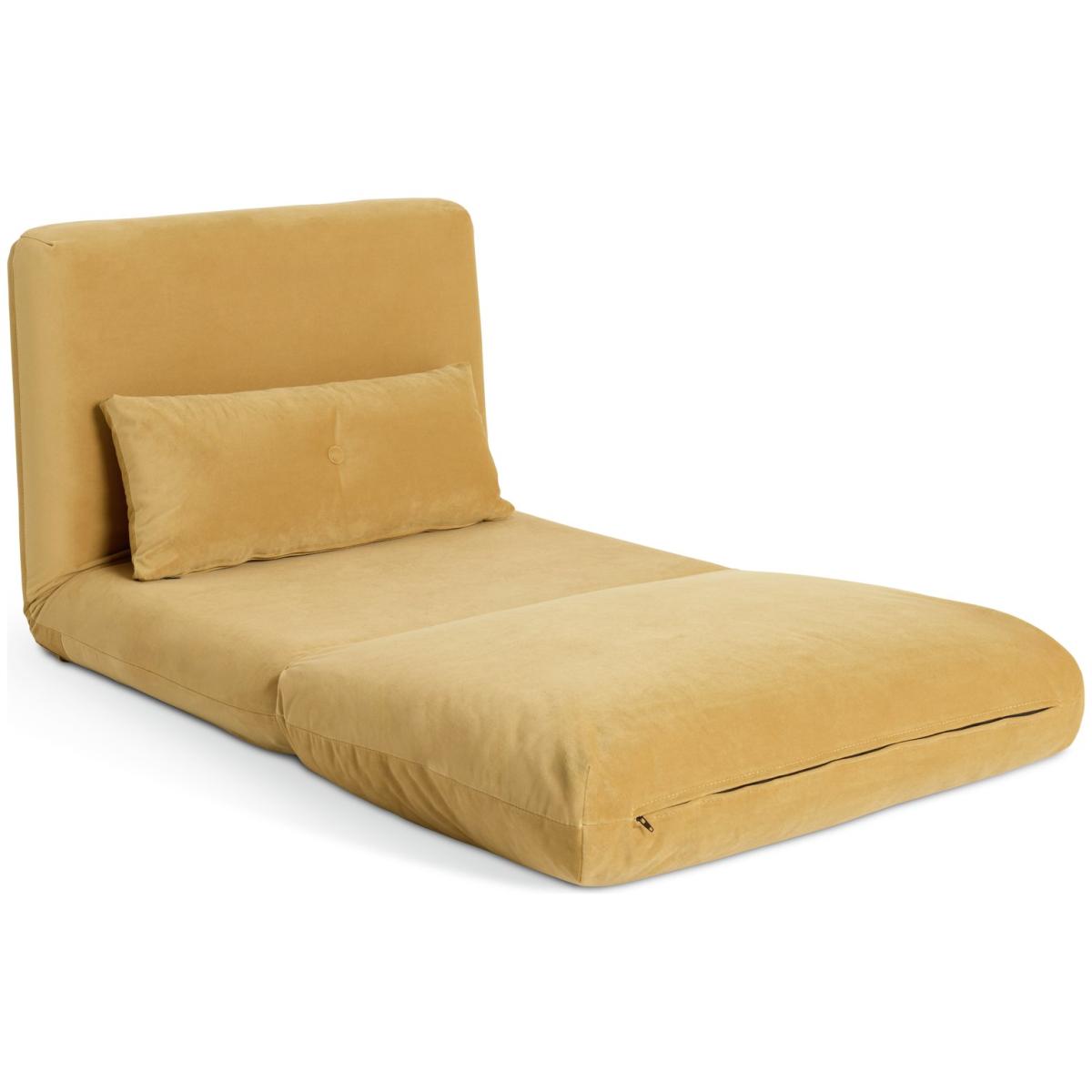 Habitat Lexi Fabric Chair Bed - Camel – image 4