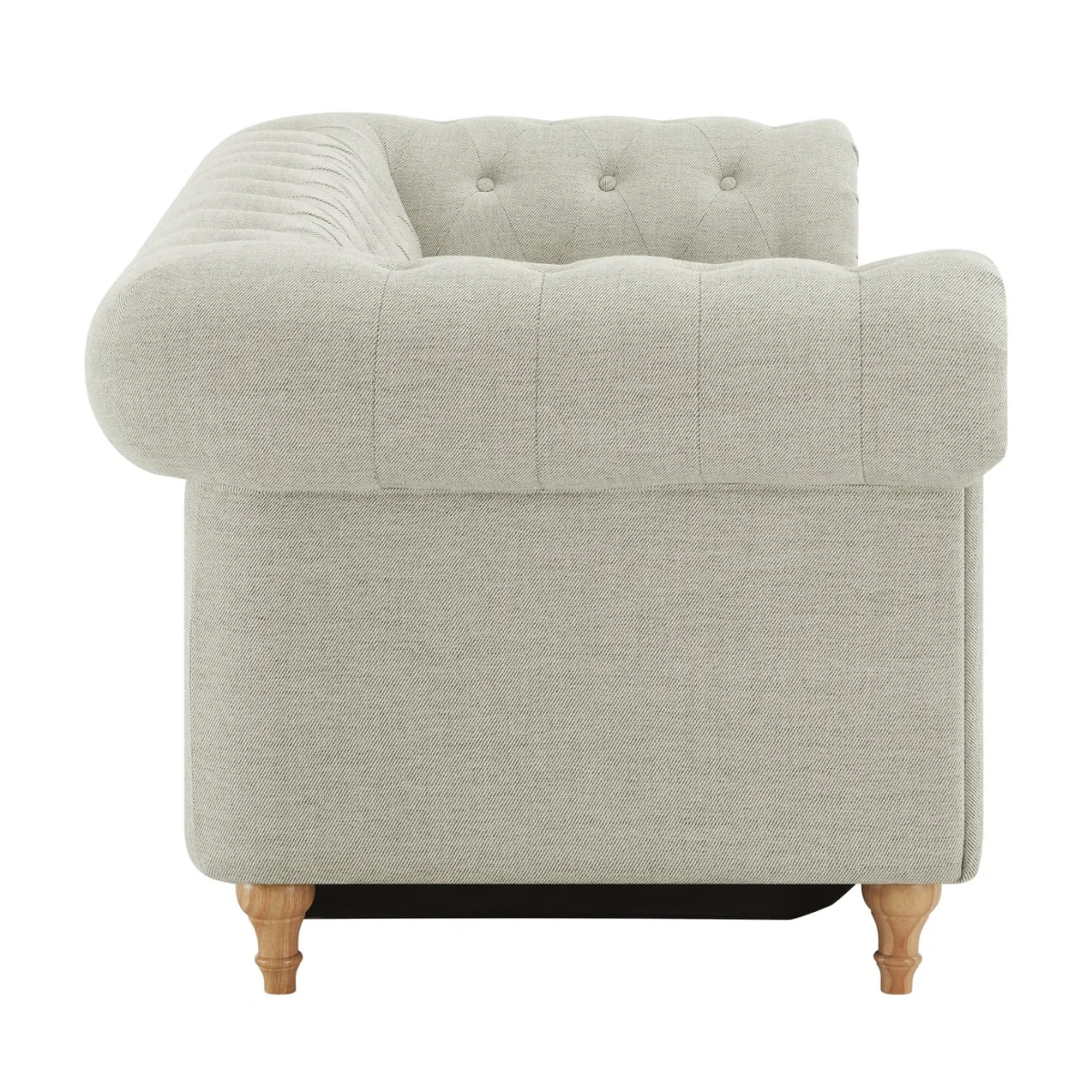 Habitat Chesterfield 2 Seater Fabric Sofa Bed - Natural – image 6