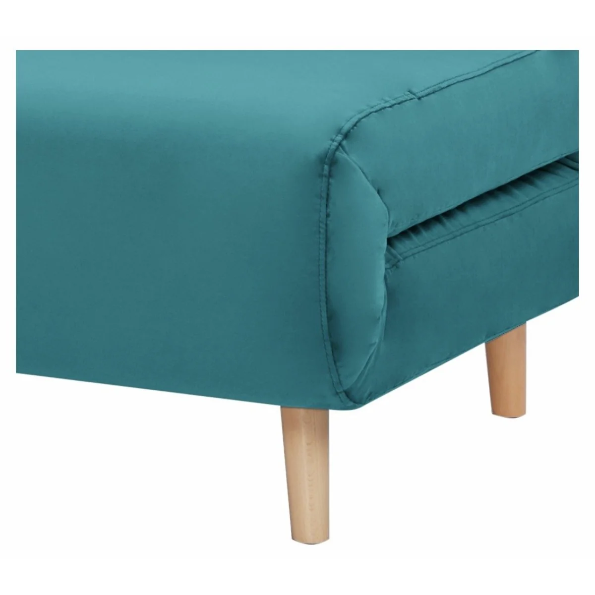 Habitat Roma Small Double Velvet Chairbed - Teal – image 5