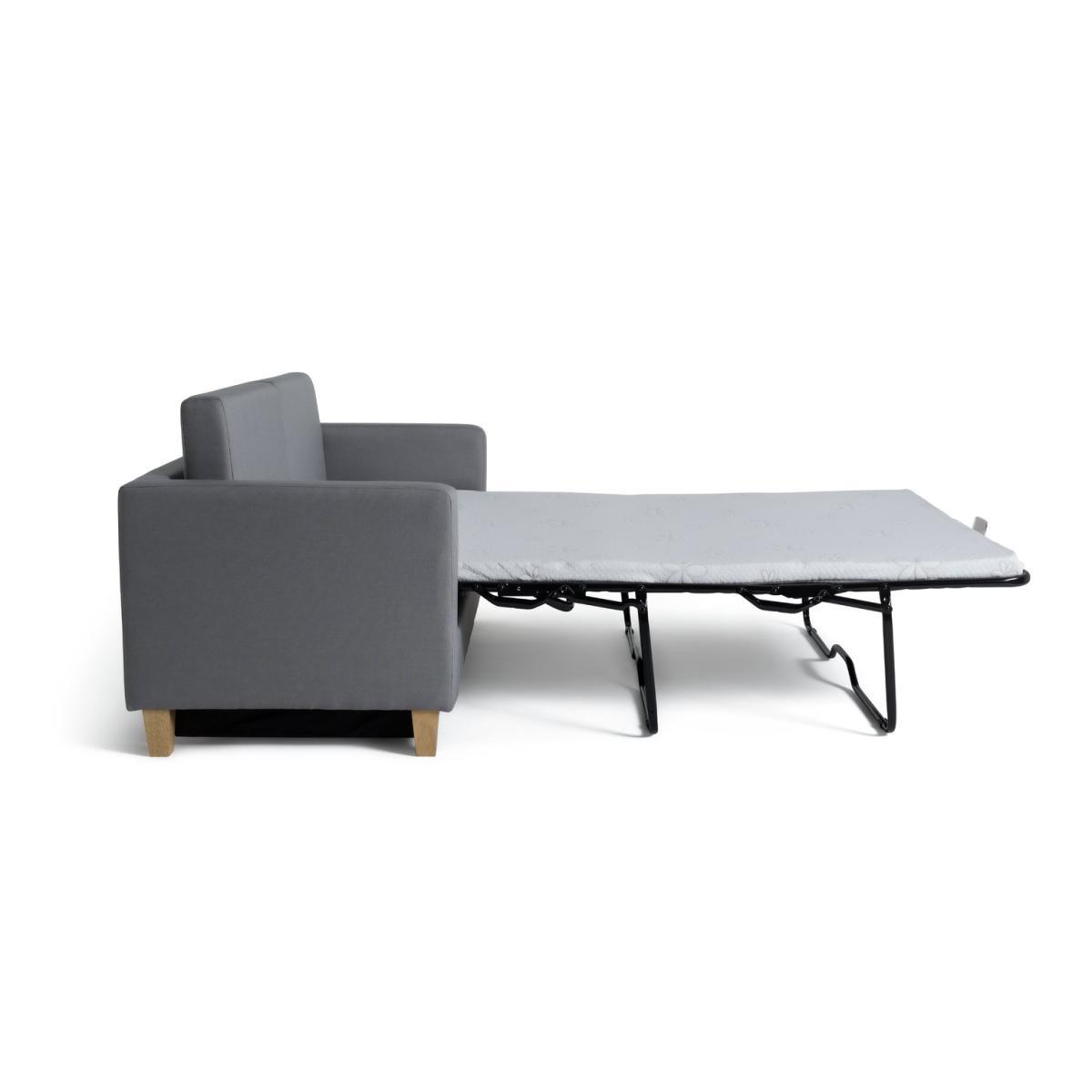 Habitat Rosie 2 Seater Fabric Sofa Bed - Light Grey – image 4