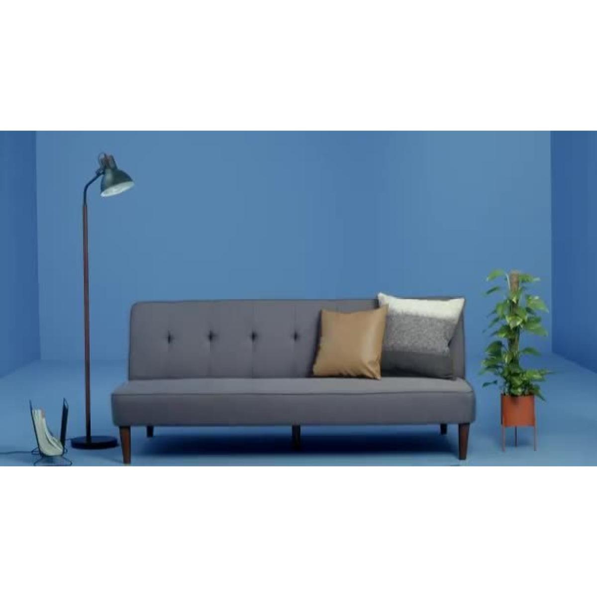 Habitat Odeon 2 Seater Velvet Sofa Bed - Pink – image 2