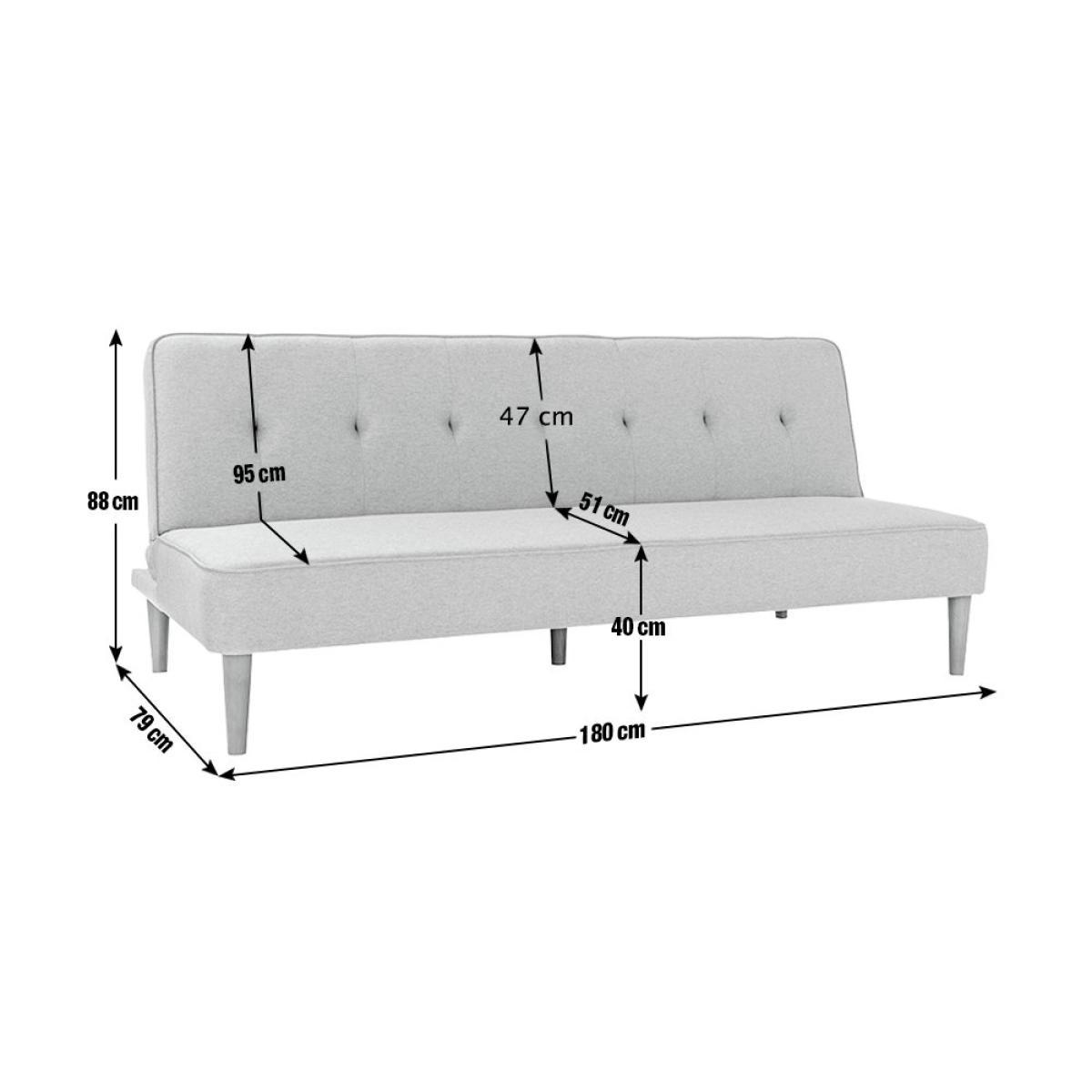 Habitat Odeon 2 Seater Velvet Sofa Bed - Pink – image 7