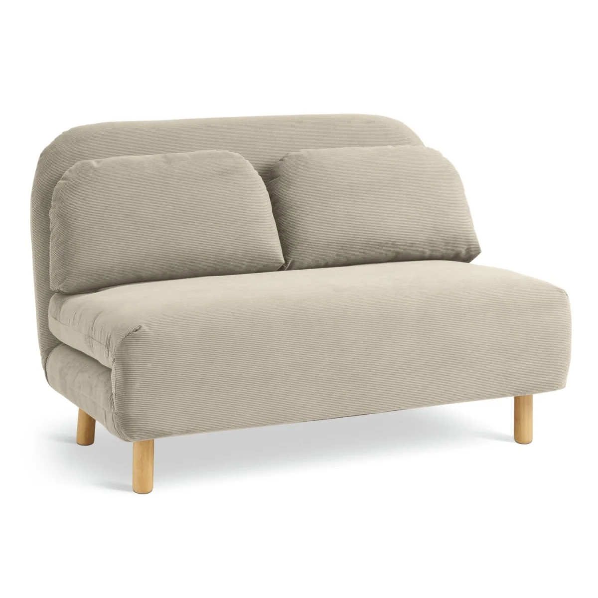 Habitat Benji Fabric 2 Seater Sofa Bed - Natural – image 5