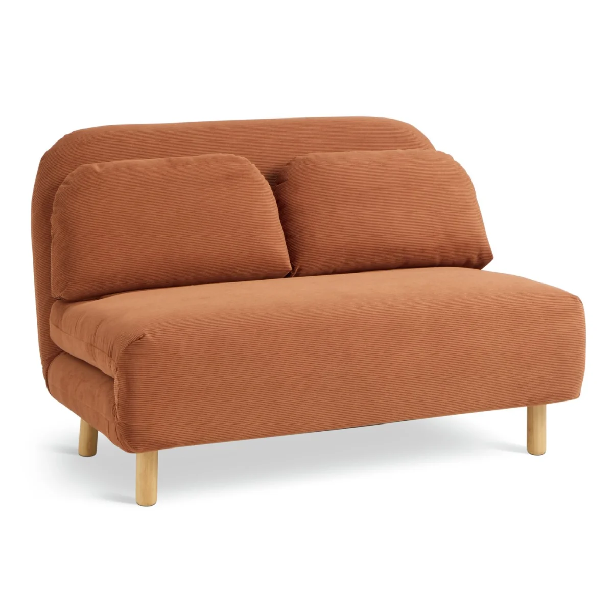 Habitat Benji Fabric 2 Seater Sofa Bed - Rust – image 5