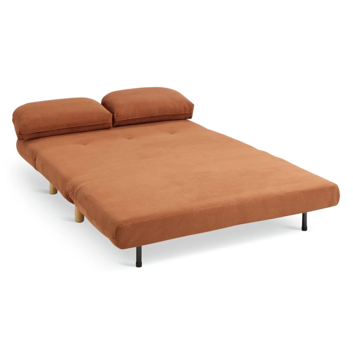 Habitat Benji Fabric 2 Seater Sofa Bed - Rust – image 6