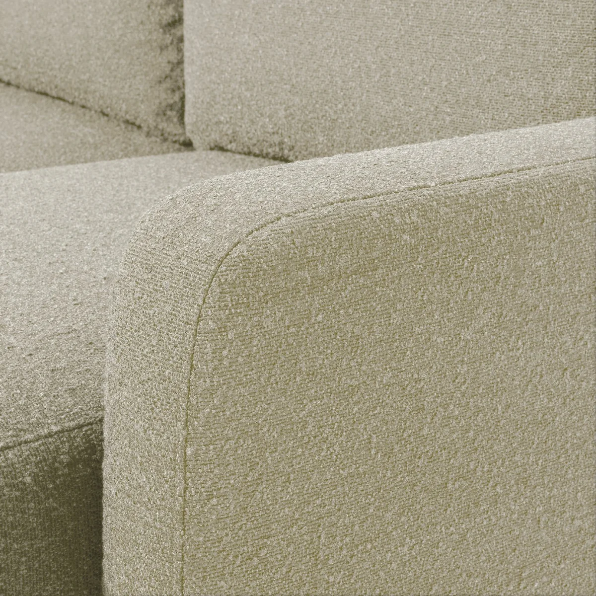 Habitat Enia Fabric Right Hand Corner Chaise Sofa Bed - Natural – image 7