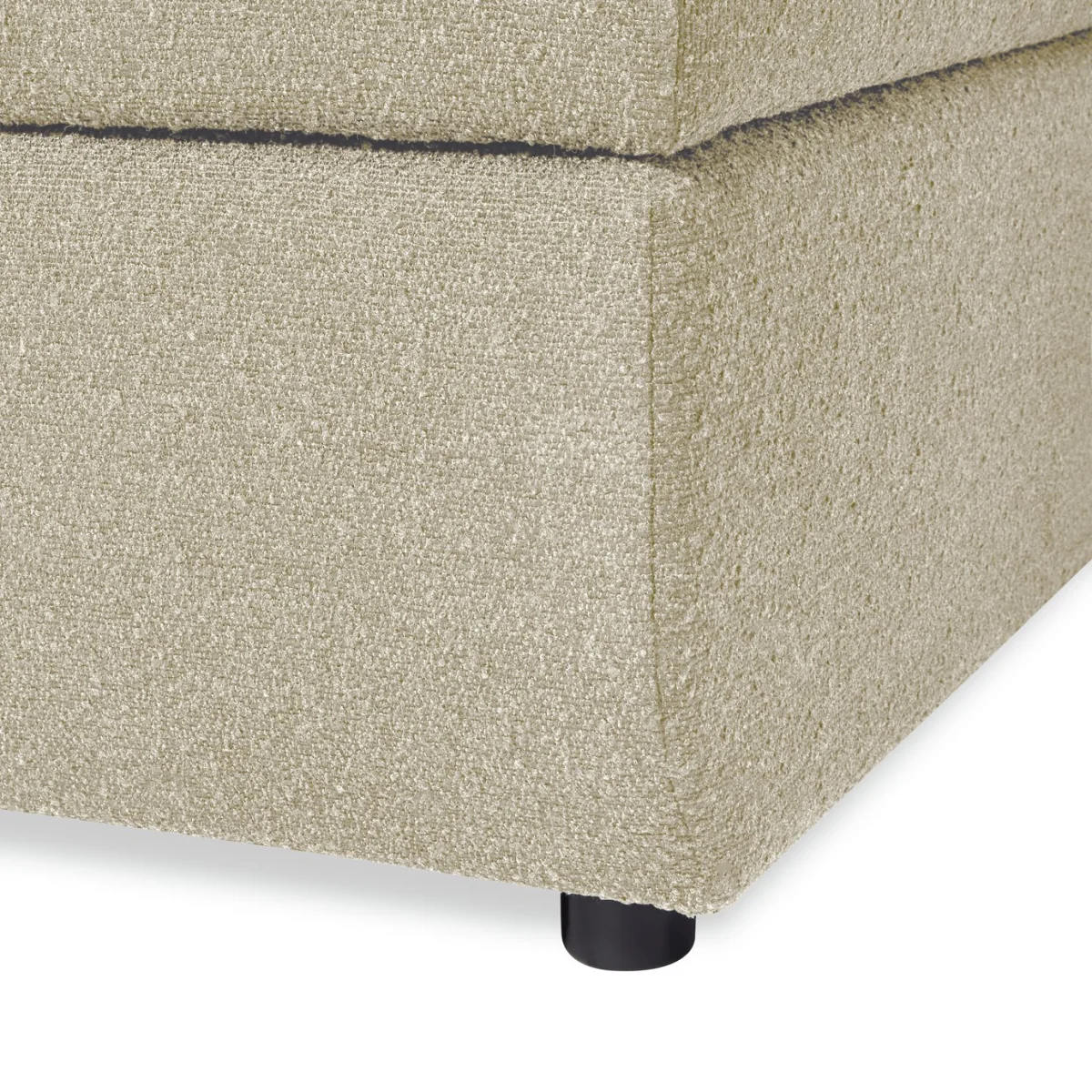 Habitat Enia Fabric Right Hand Corner Chaise Sofa Bed - Natural – image 8