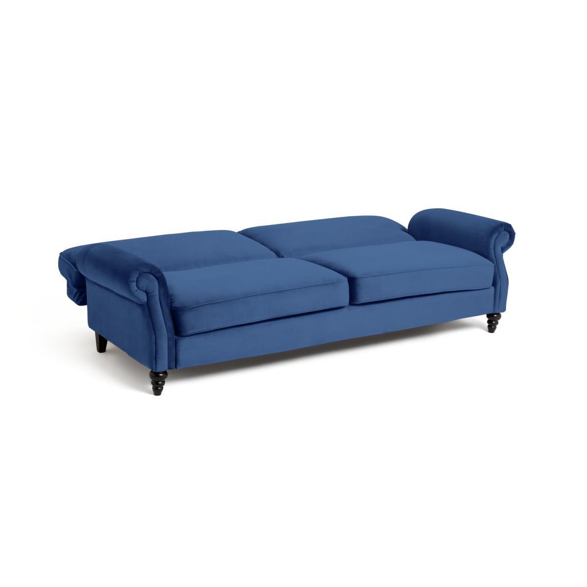 Habitat Joel 3 Seater Fabric Sofa Bed - Navy – image 2