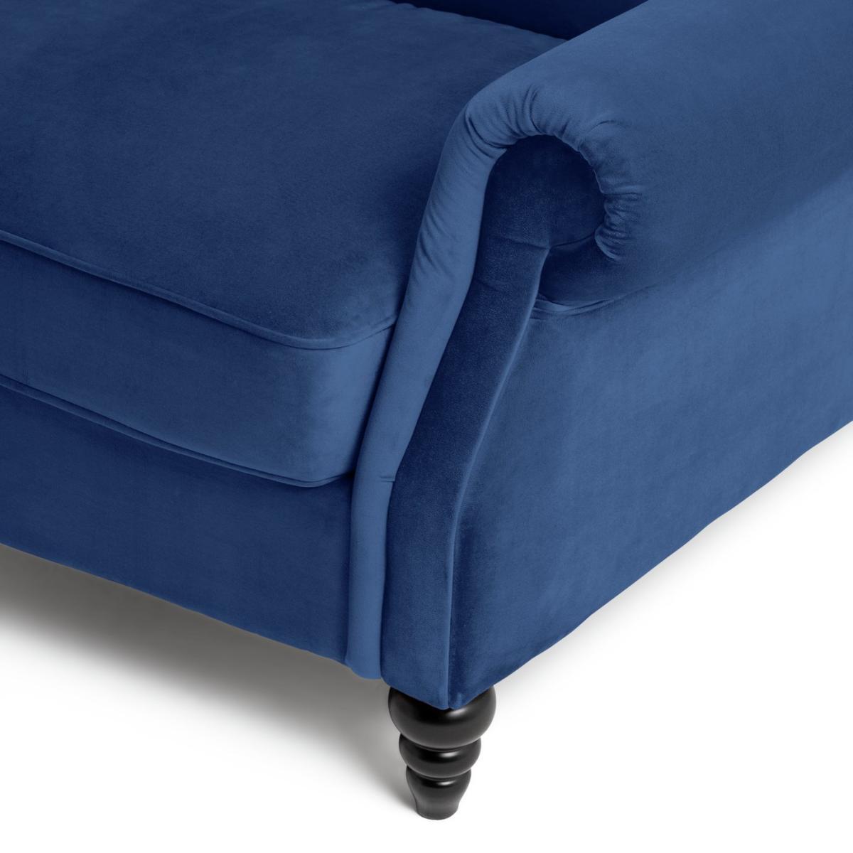 Habitat Joel 3 Seater Fabric Sofa Bed - Navy – image 5