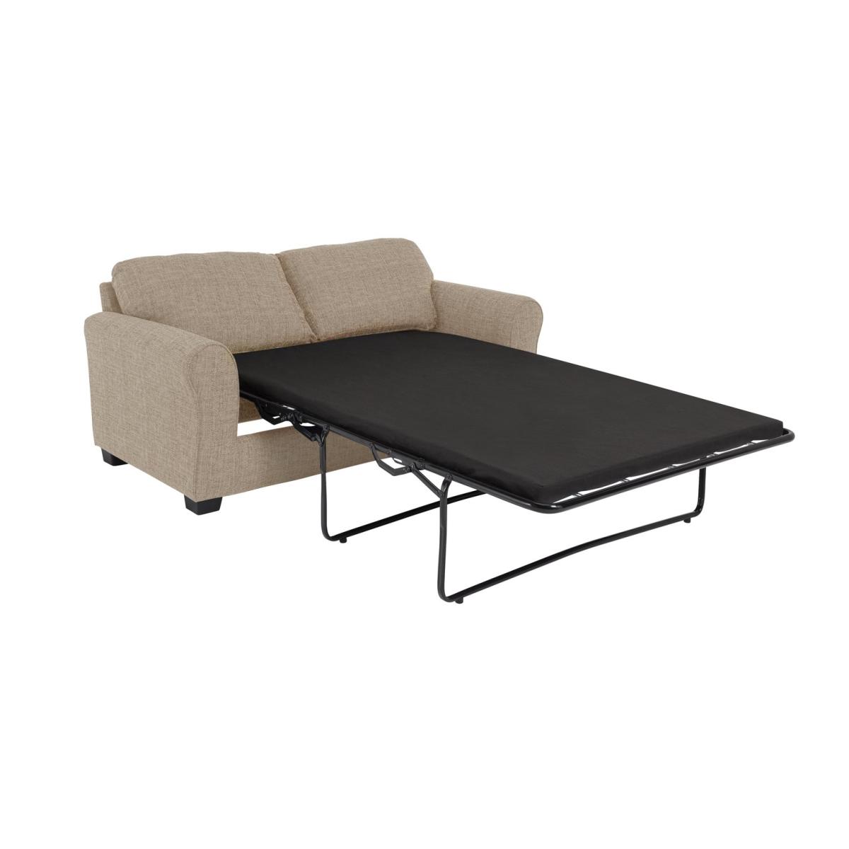 Habitat Lisbon Small Double Fabric Sofa Bed - Beige – image 11