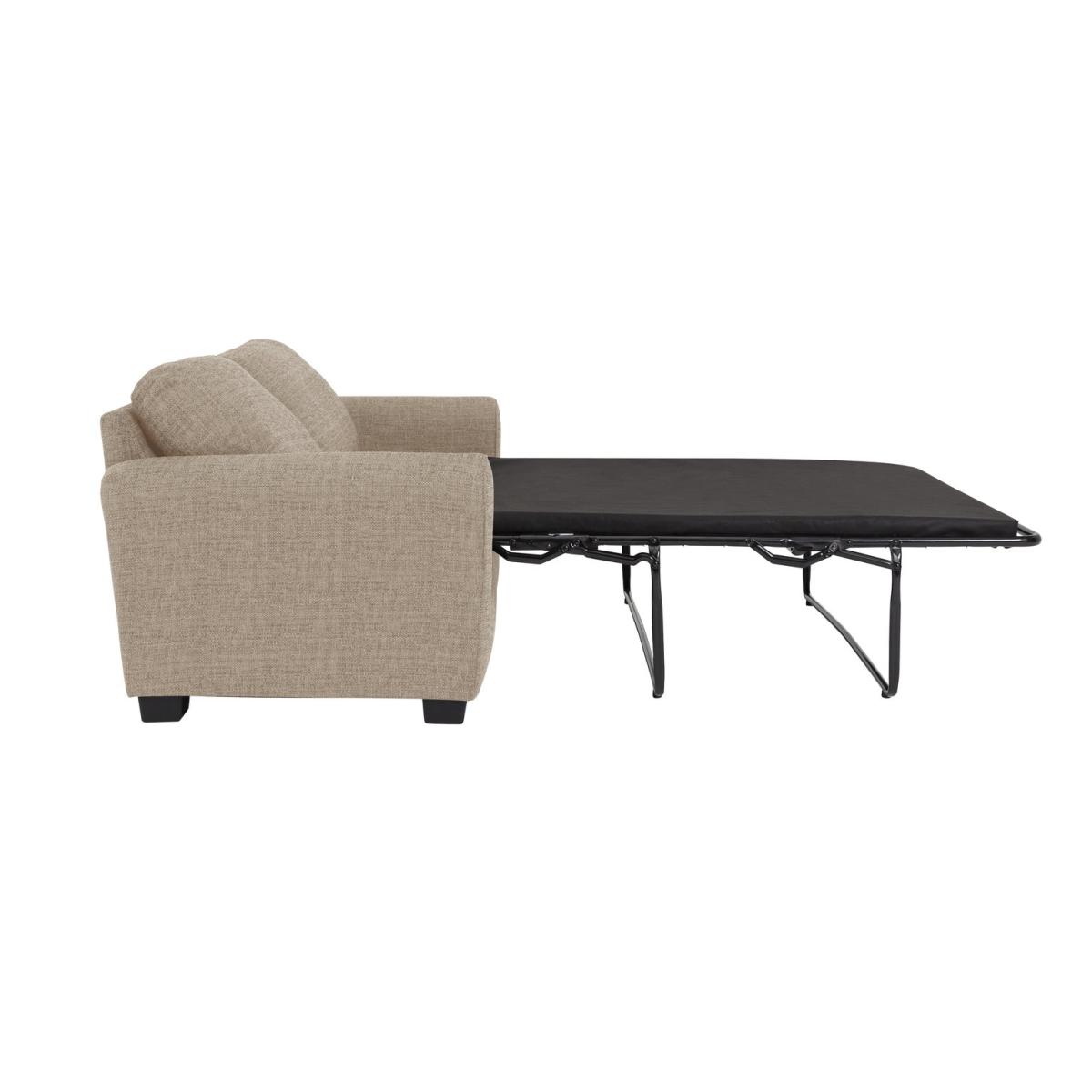 Habitat Lisbon Small Double Fabric Sofa Bed - Beige – image 12