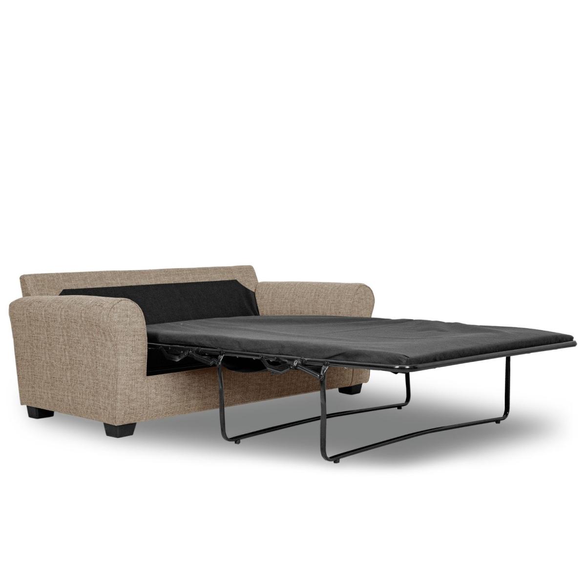 Habitat Lisbon Small Double Fabric Sofa Bed - Beige – image 5