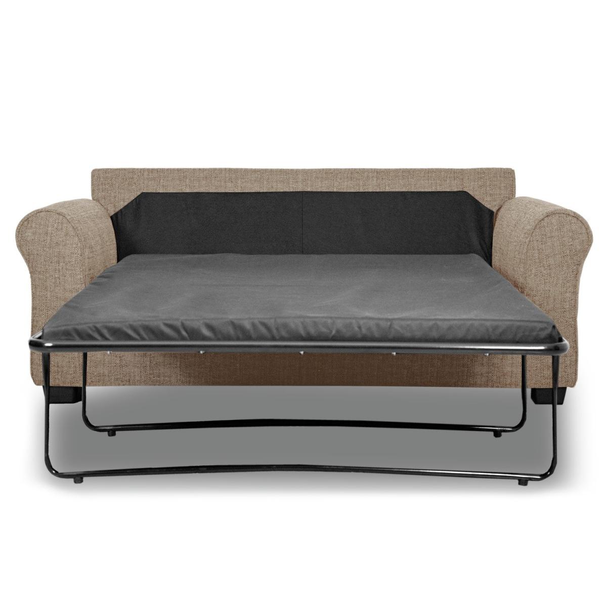 Habitat Lisbon Small Double Fabric Sofa Bed - Beige – image 7