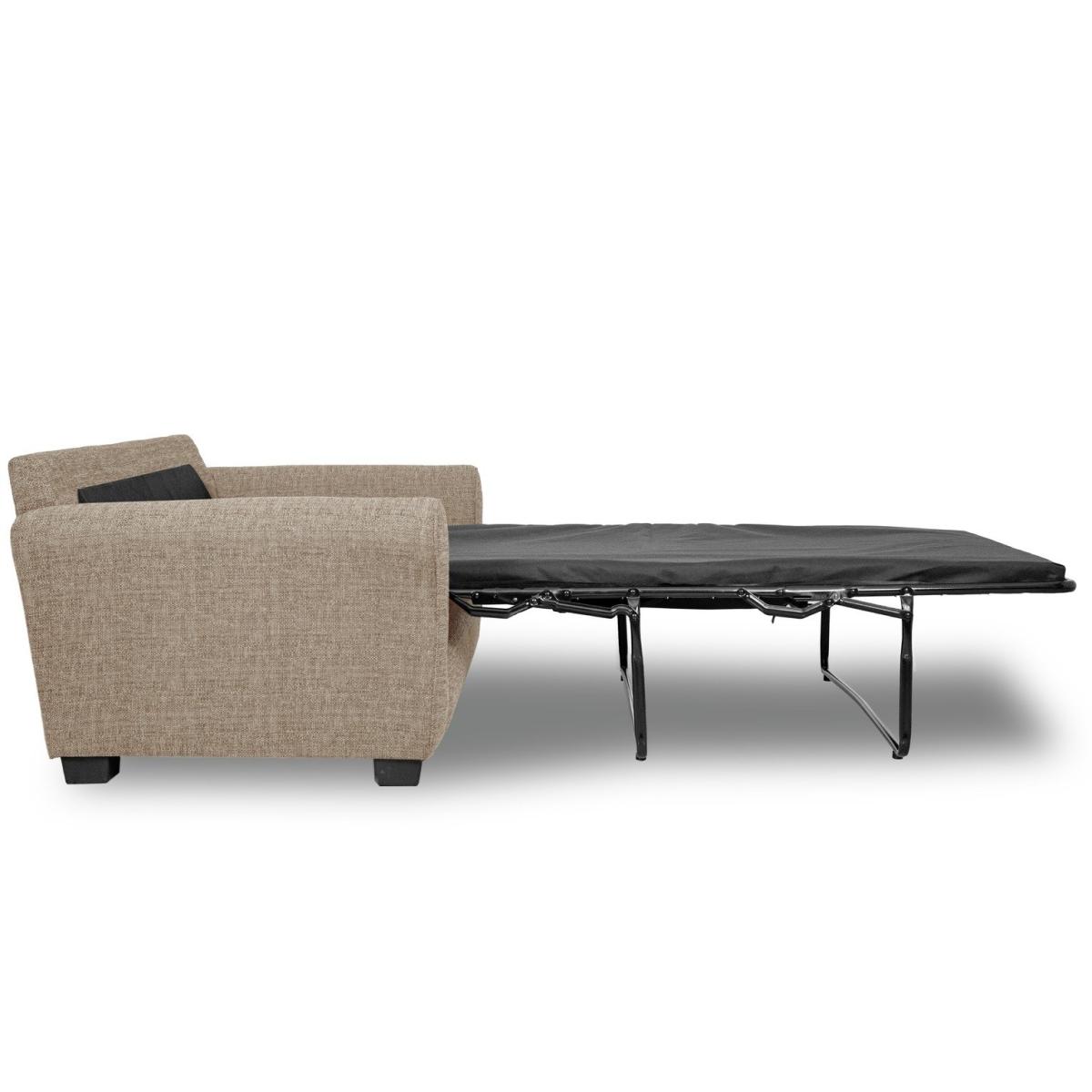 Habitat Lisbon Small Double Fabric Sofa Bed - Beige – image 8