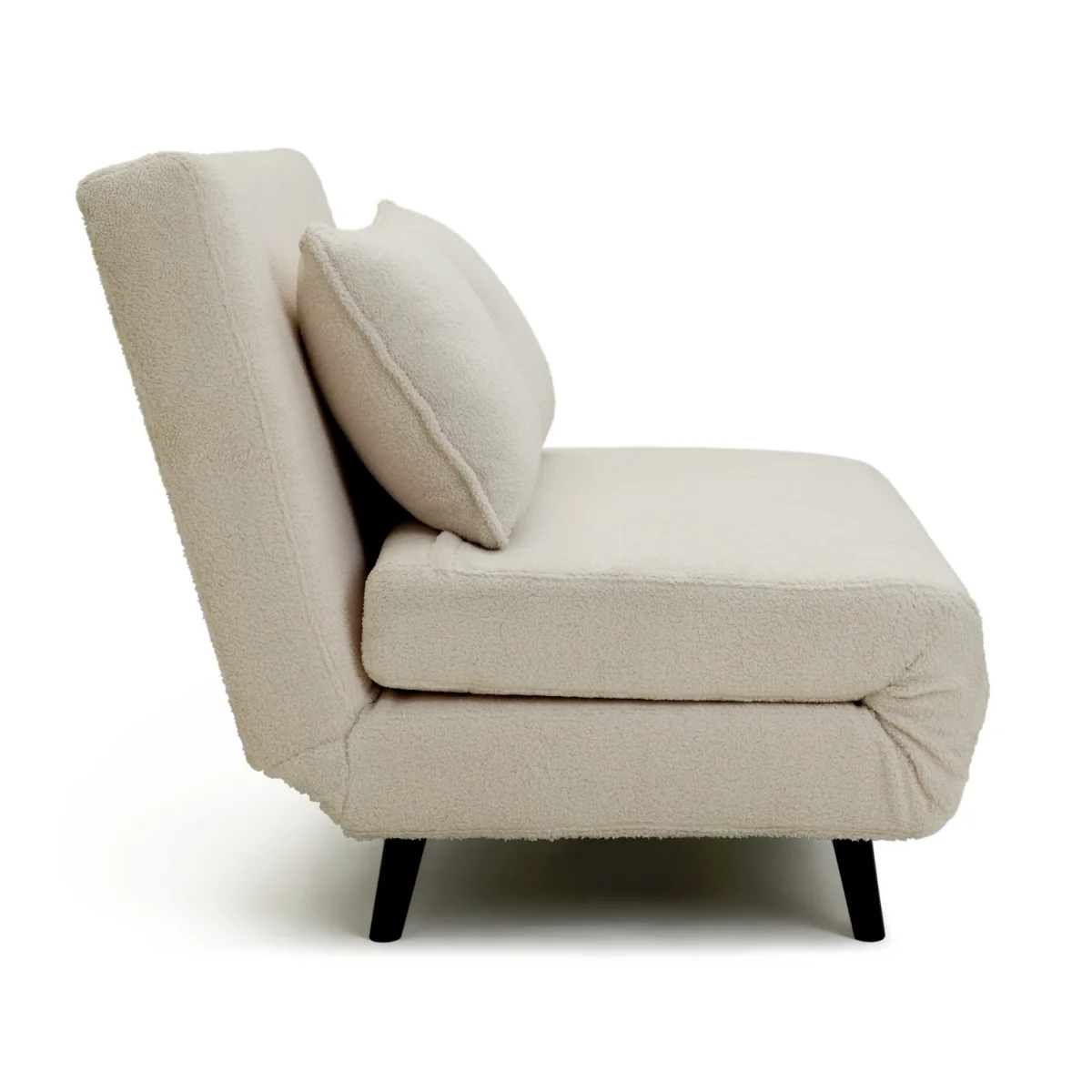 Habitat Roma Small Double Boucle Chairbed - Cream – image 6
