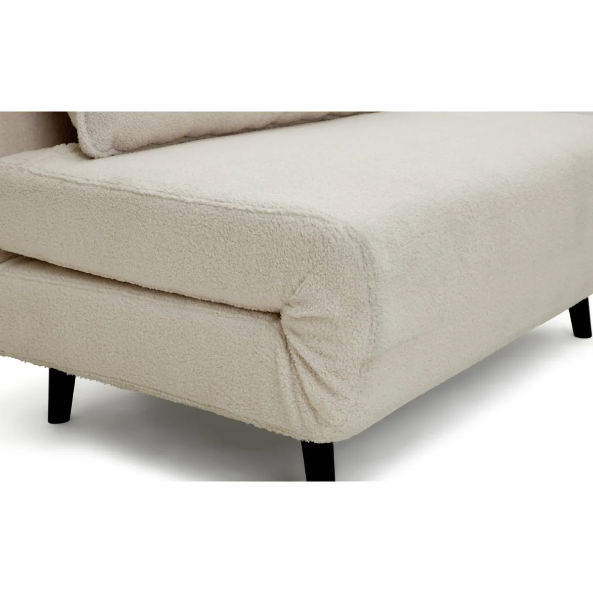 Habitat Roma Small Double Boucle Chairbed - Cream – image 8