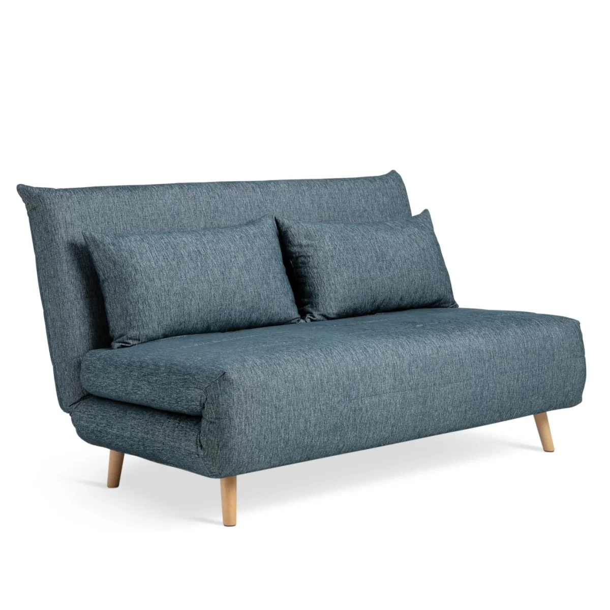Habitat Pillow Fabric Double Chair Bed - Blue – image 4