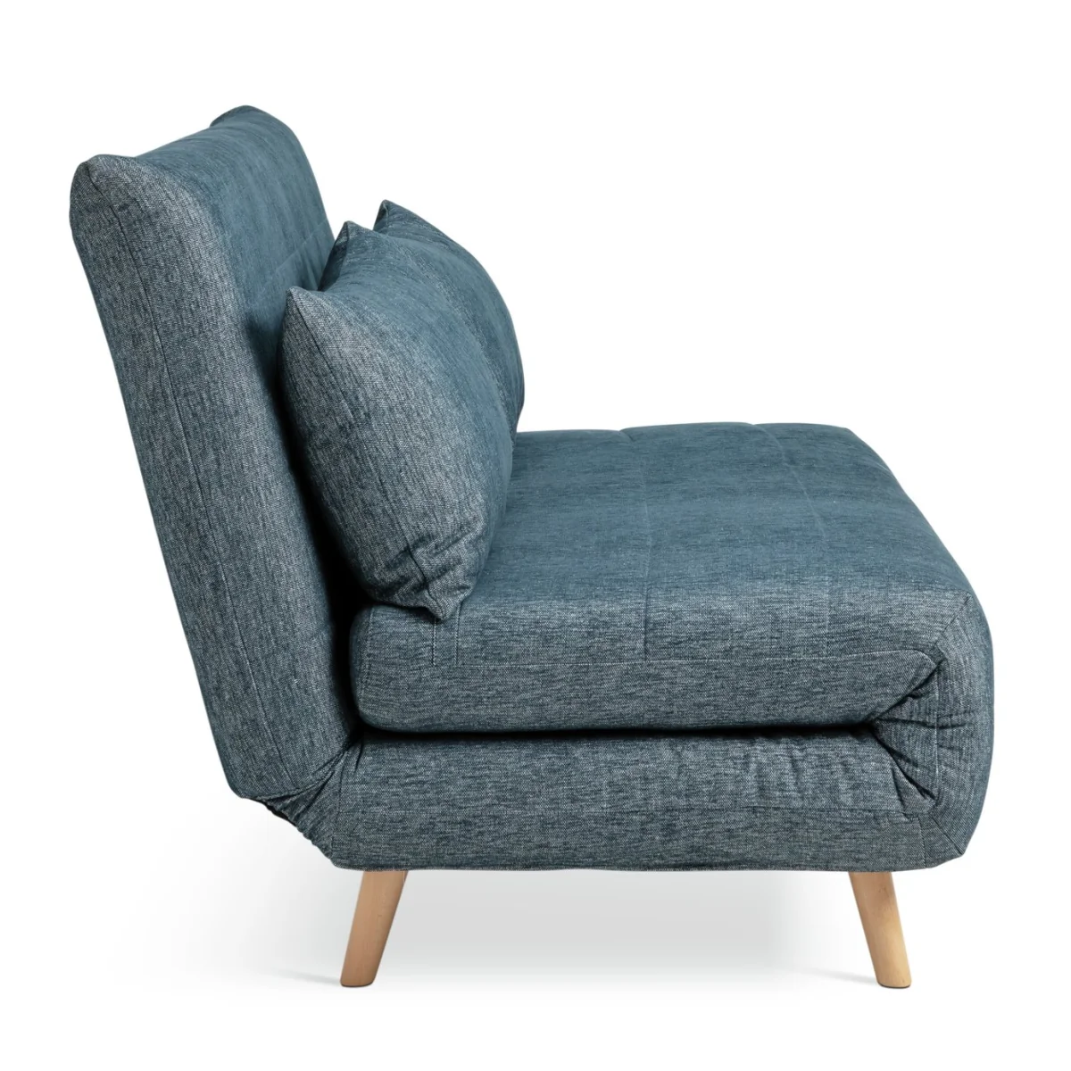 Habitat Pillow Fabric Double Chair Bed - Blue – image 5