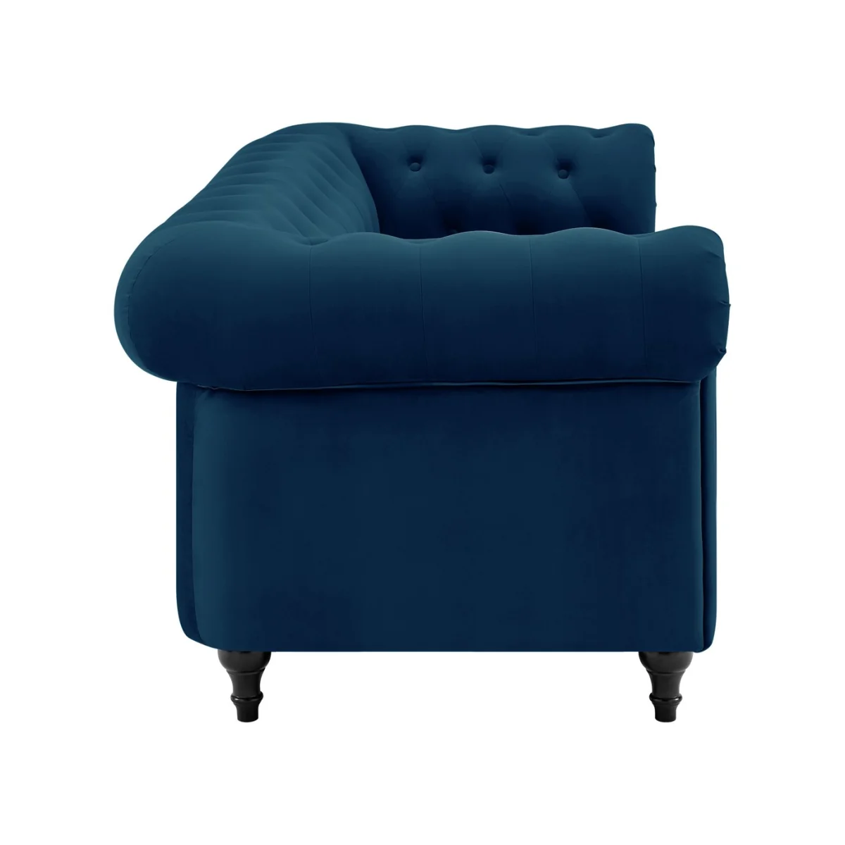 Habitat Chesterfield Velvet 2 Seater Sofa Bed - Blue – image 5