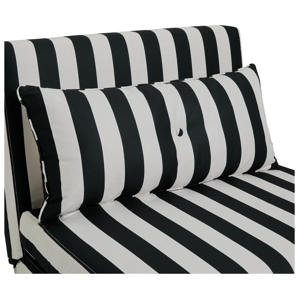 Habitat Roma Single Fabric Chairbed - Black & White – image 6