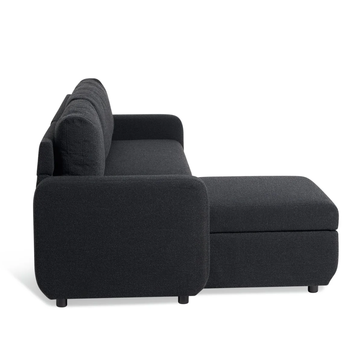 Habitat Enia Fabric Left Hand Corner Chaise Sofa Bed - Grey – image 6