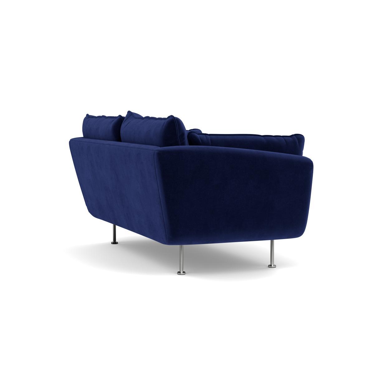 Heal's Allora 2 Seater Sofa Boucle Fern Stainless Steel Feet - Heal's UK Furniture – image 4