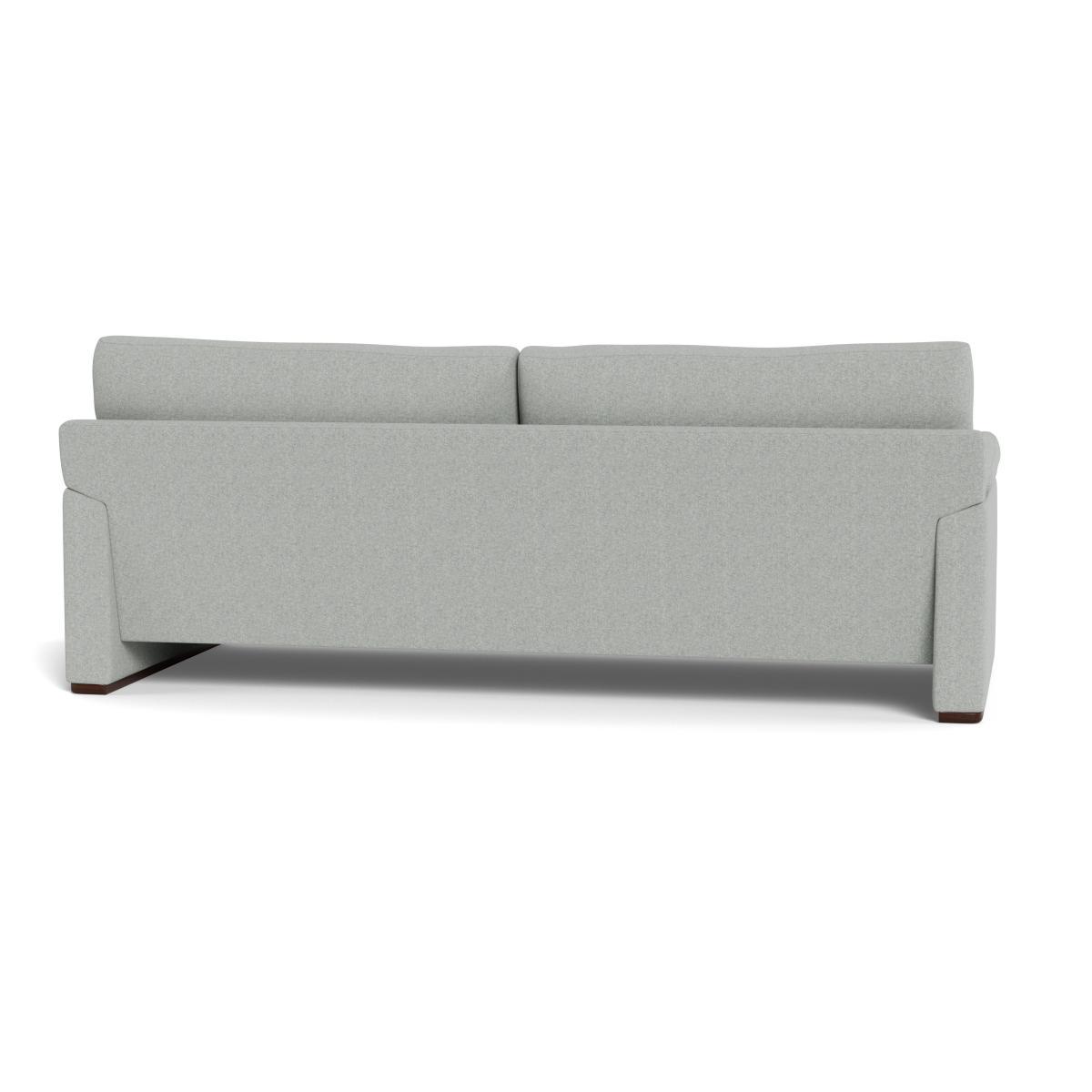 Heal's Paris II 4 Seater Sofa Melton Wool Limestone Walnut Feet - Heal's UK Furniture – image 5