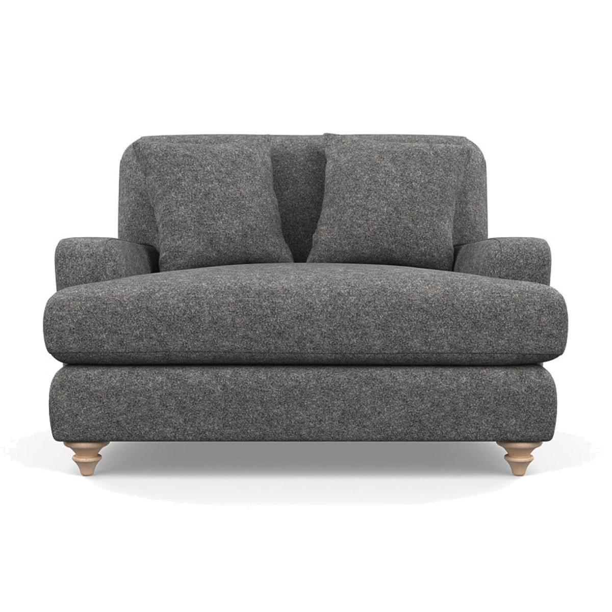 Heal's Hampstead Loveseat Melton Wool Shale Natural - Heal's UK Furniture
