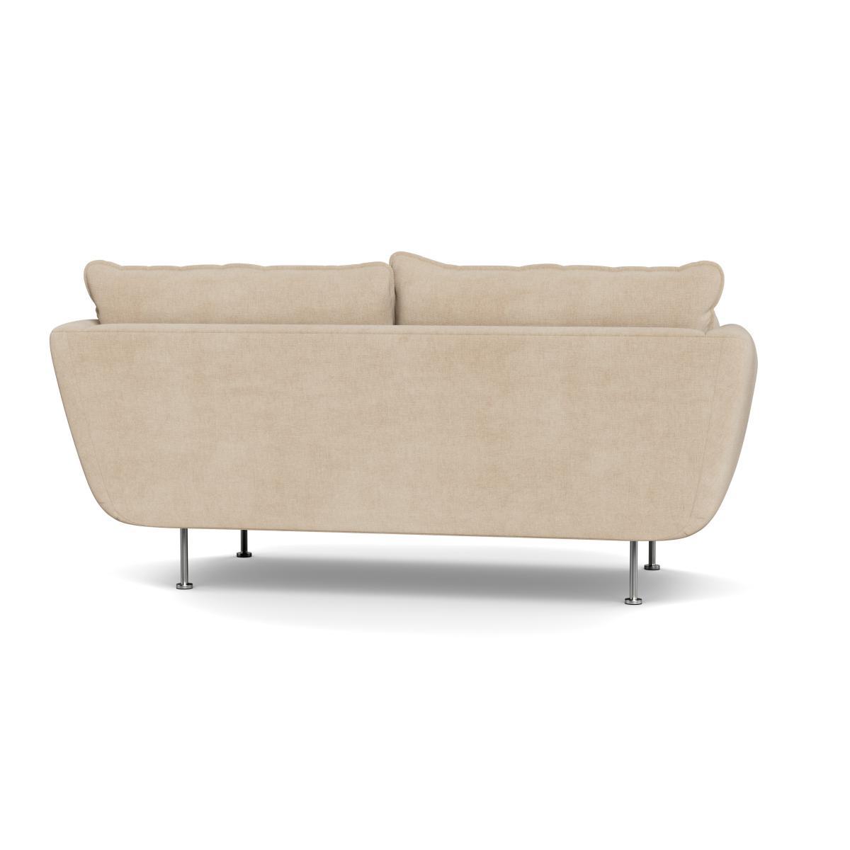 Heal's Allora 2 Seater Sofa Brushed Cotton Oat Black Feet - Heal's UK Furniture – image 5