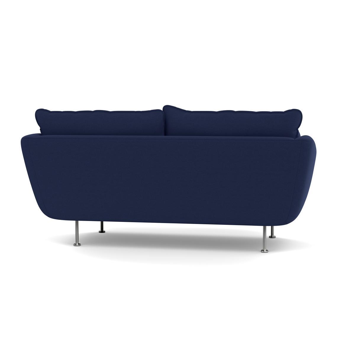 Heal's Allora 2 Seater Sofa Melton Wool New Navy Black Feet - Heal's UK Furniture – image 5