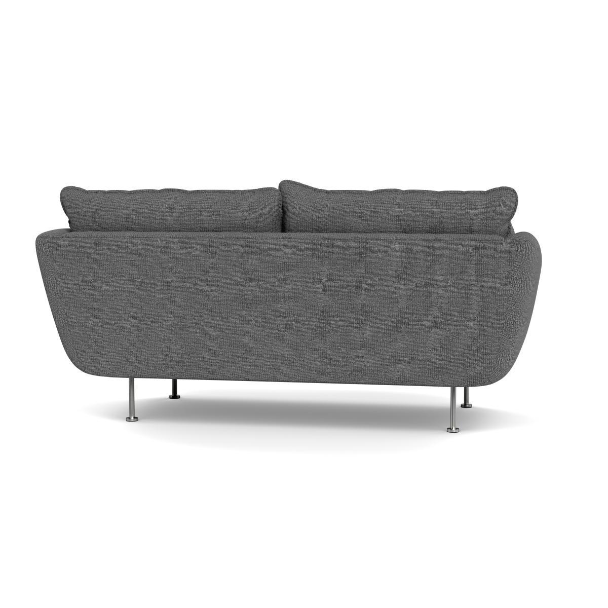 Heal's Allora 2 Seater Sofa Tejo Recycled Noir Black Feet - Heal's UK Furniture – image 5