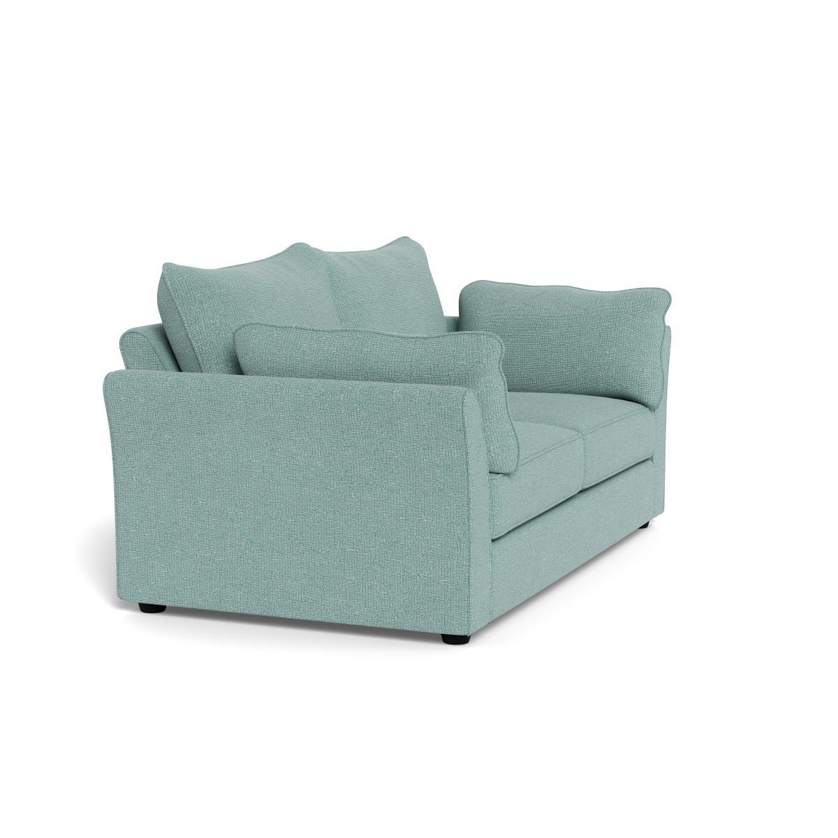 Heal's Tailor 3 Seater Sofa Tejo Recycled Teal Black Feet - Heal's UK Furniture – image 2