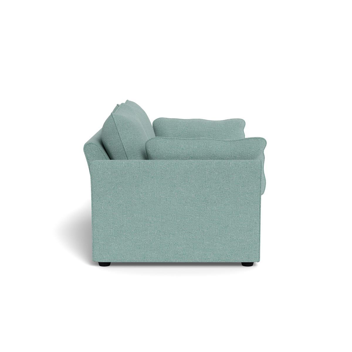 Heal's Tailor 3 Seater Sofa Tejo Recycled Teal Black Feet - Heal's UK Furniture – image 3