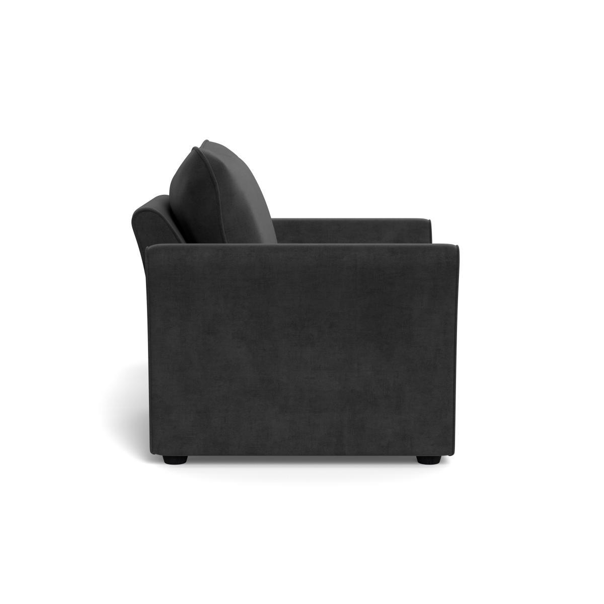 Heal's Tailor Armchair Smart Luxe Velvet Nickel Natural Beech Feet - Heal's UK Furniture – image 3
